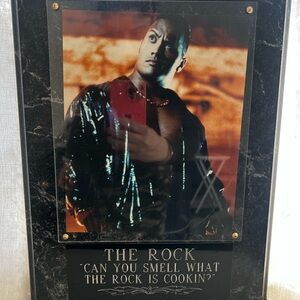 Framed Motivational Wall Art - Black Marble Effect with Gold Accents